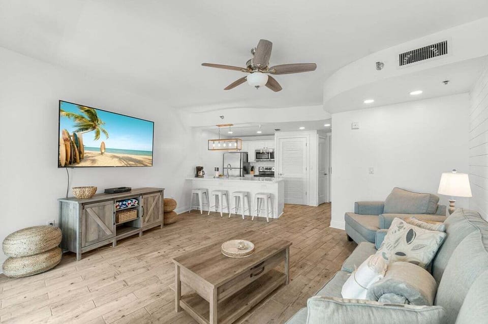 Living room with sleeper sofa