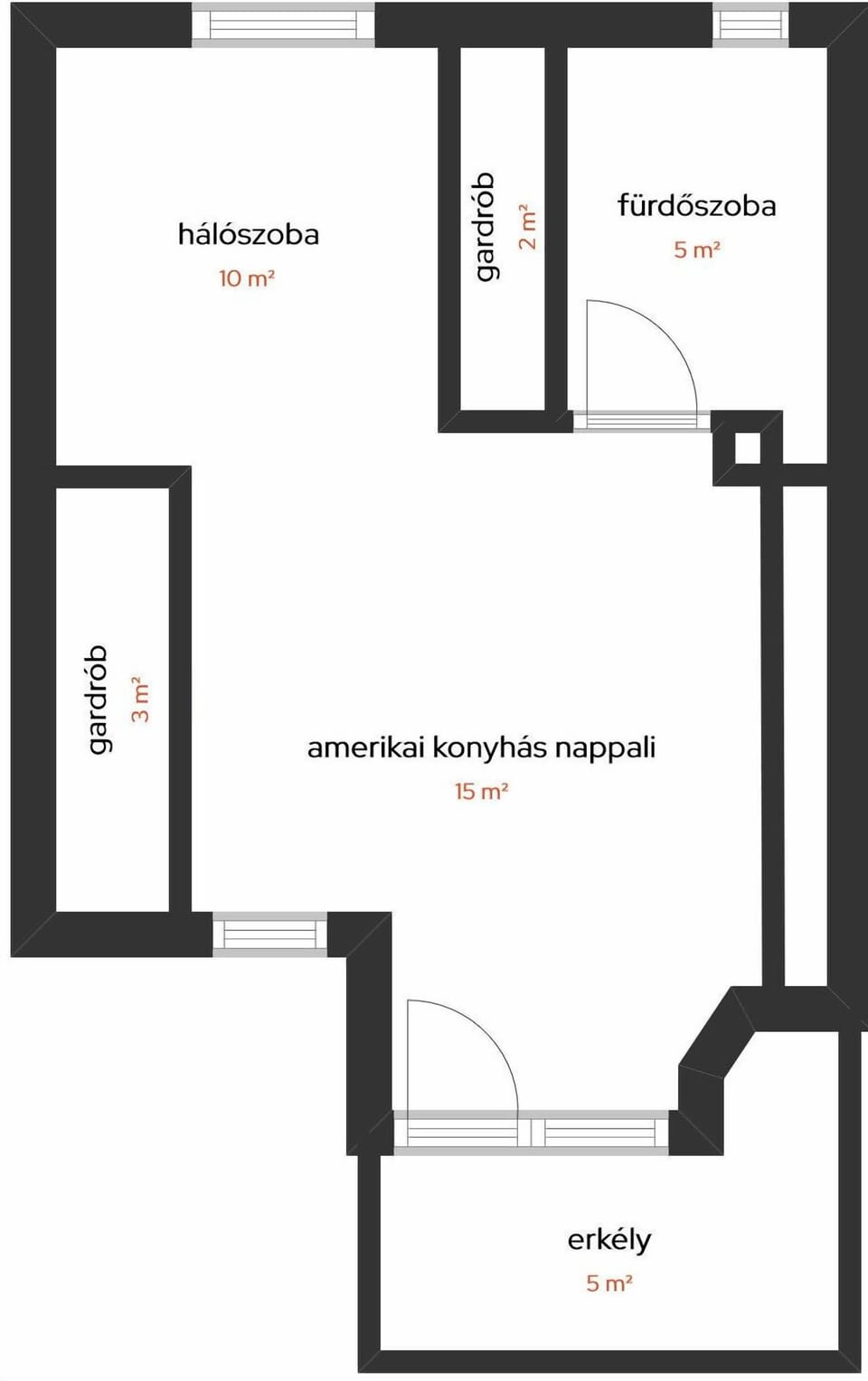 Superior studio apartment nr. 1 9
