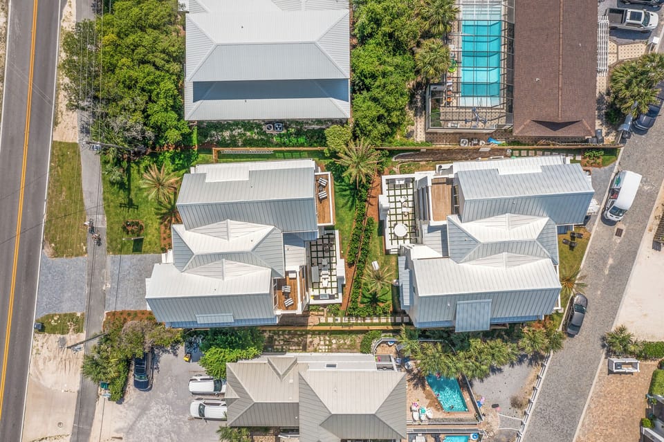 Aerial view of home