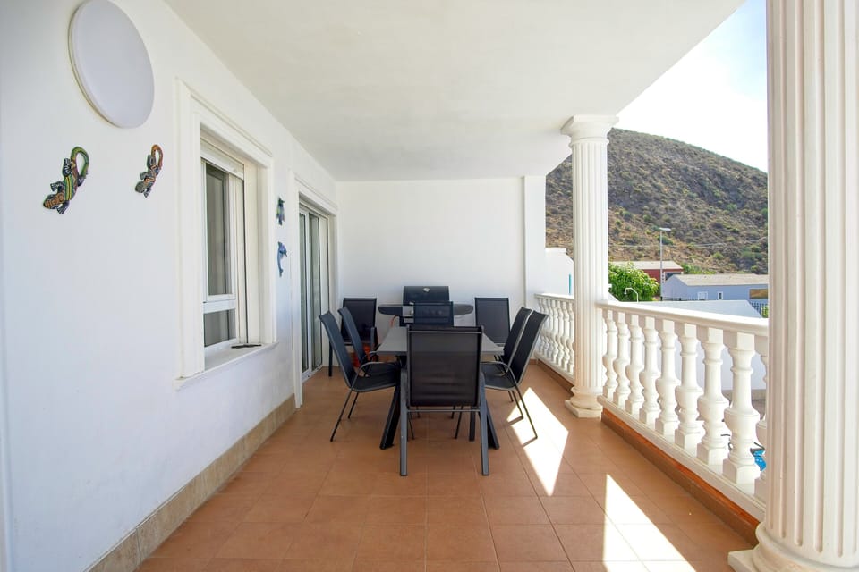 Outside dining area