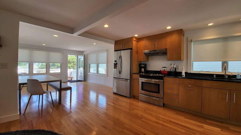 Fully stocked kitchen with drip coffee maker