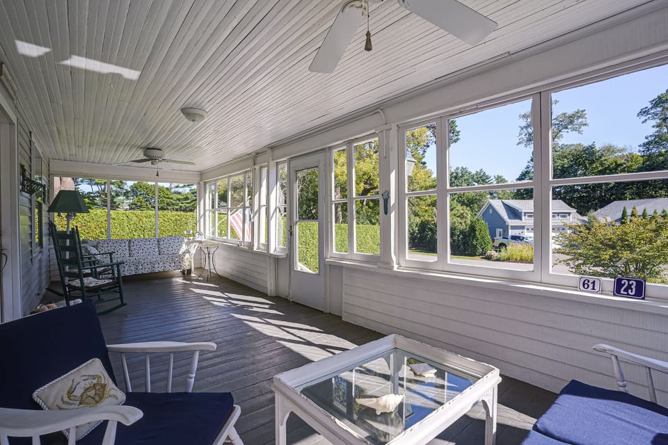 Covered front porch