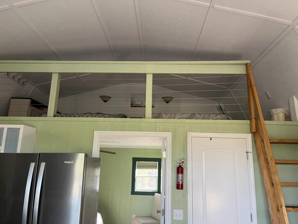 View to loft w/ladder