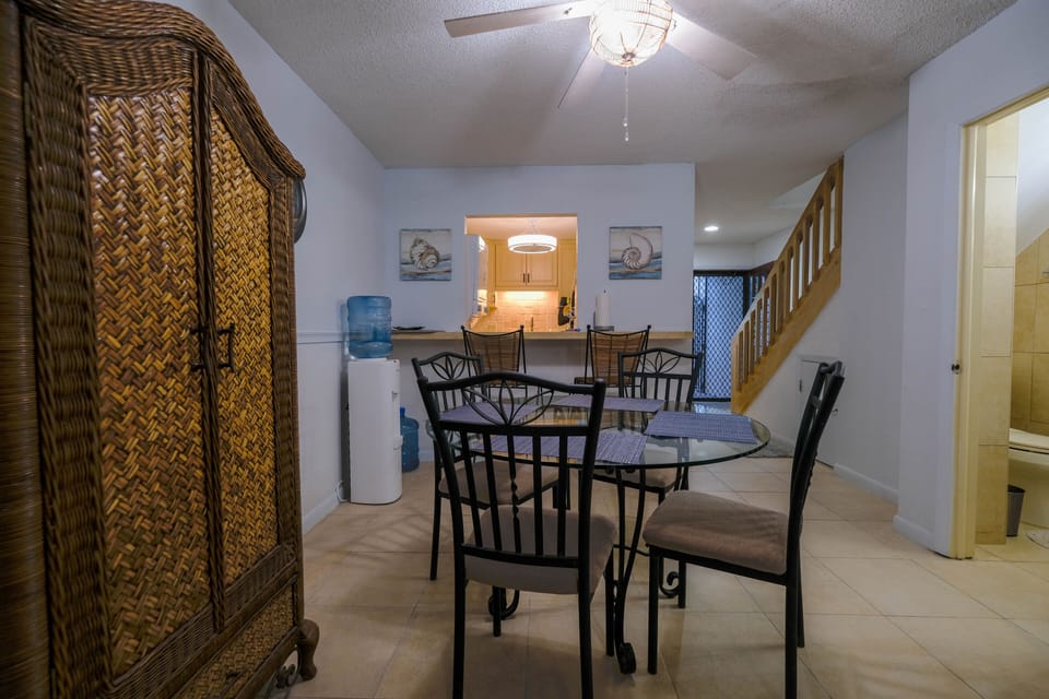 dining room, kitchen, front door