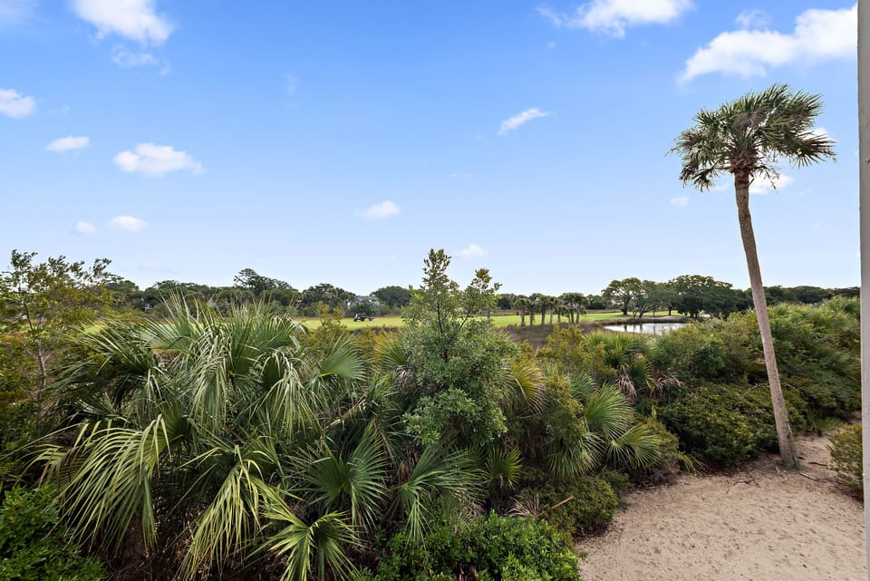 Views of the 16th fairway of Ocean Winds Golf Course