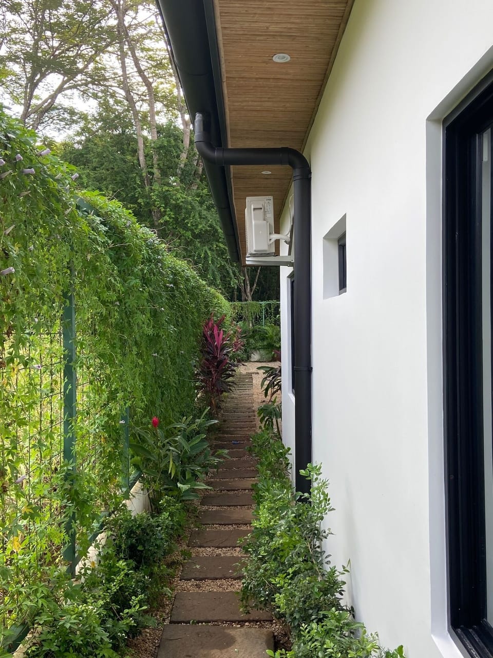 view of walkway to casita area