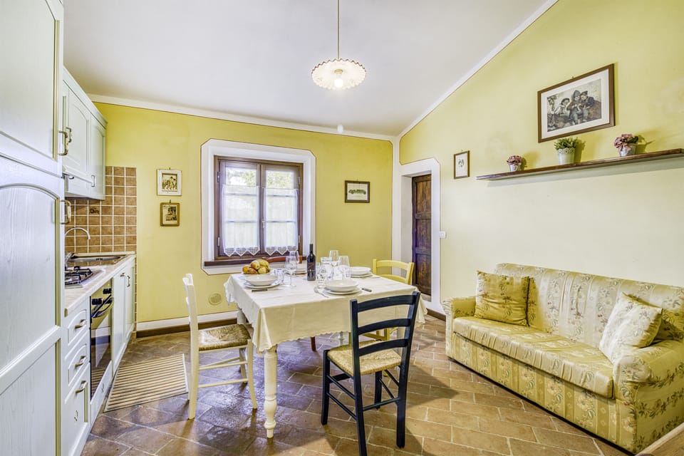 Kitchen and dining area
