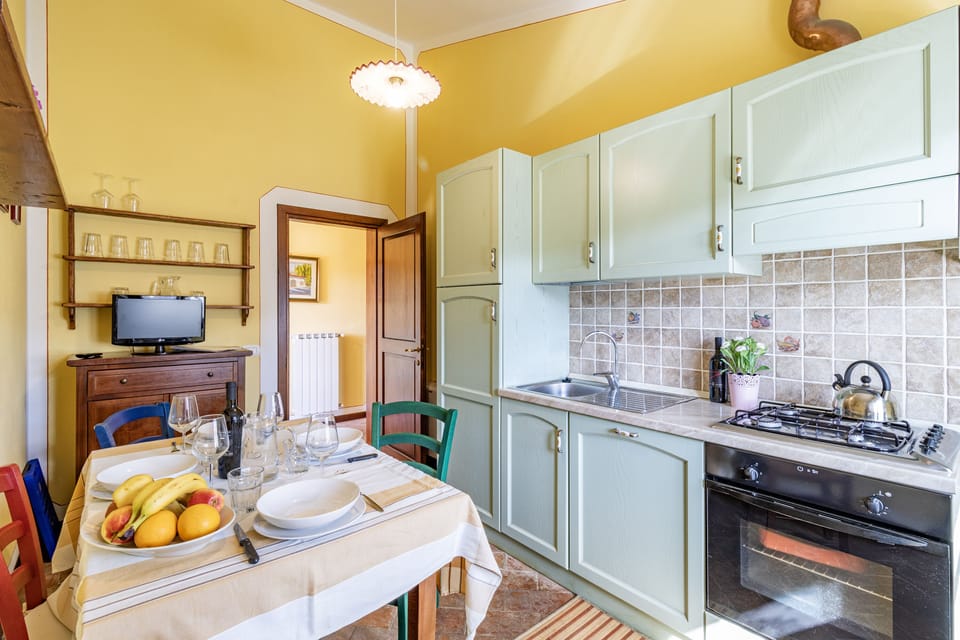 Kitchen and dining area