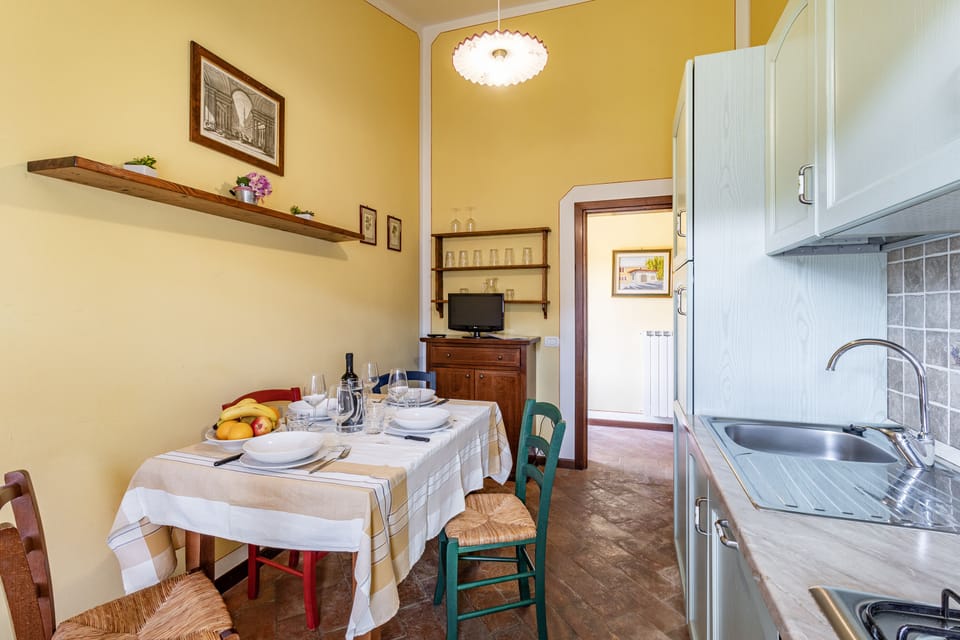 Kitchen and dining area