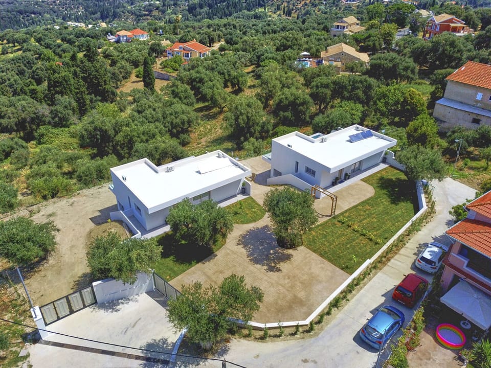 Polgar Villa 2 Corfu from Above