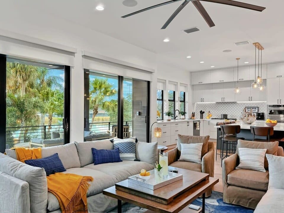 Professionally decorated interiors…