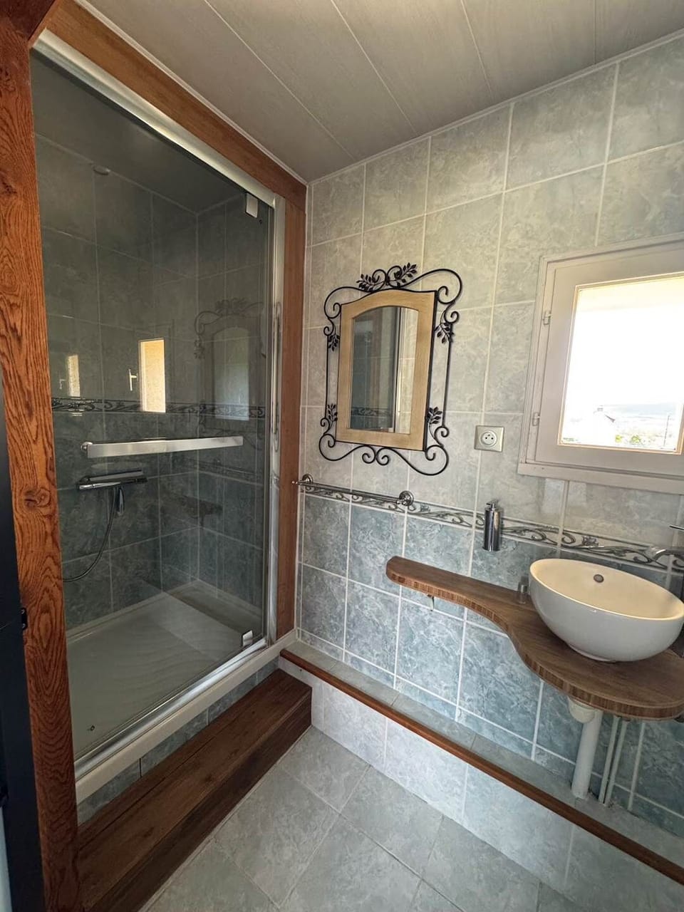 Salle de bain Chambre d'hôtes Bleue