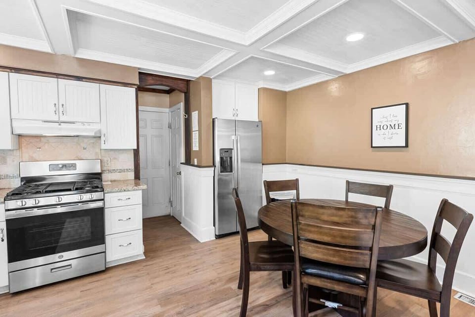 Eat In kitchen, Door to left leads down to driveway