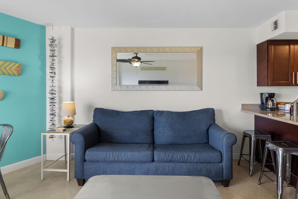 Wind down together with two cozy twins and soft lighting.