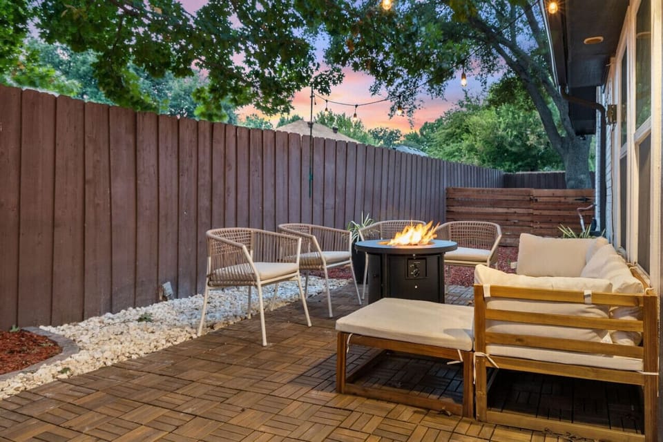 Nothing like a nice fire to relax by during your stay!