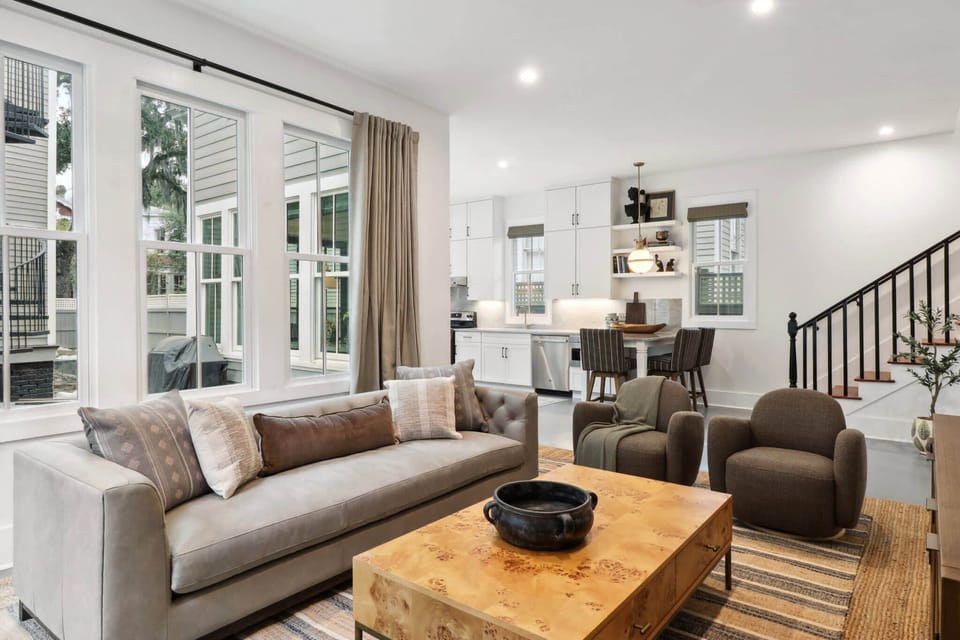 Living Room | Open Concept Living Area with Natural Light | First Floor
