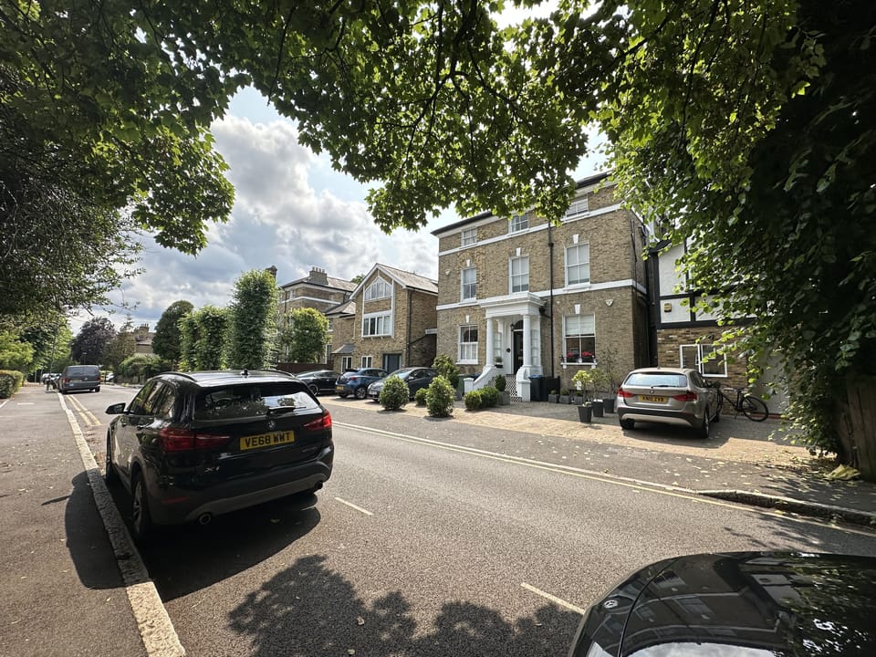 View across the road