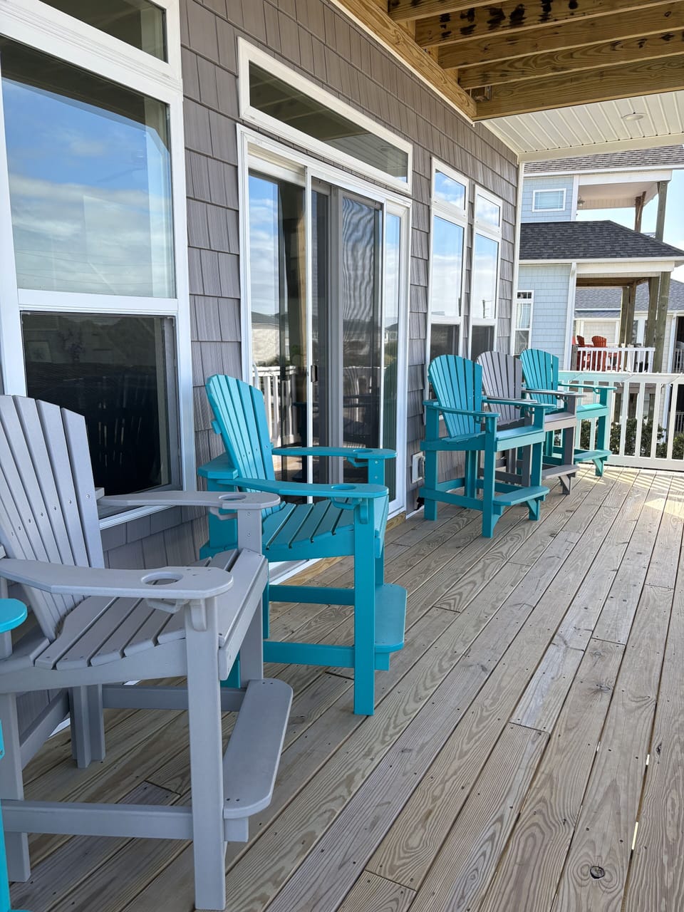 Deck off family room!
