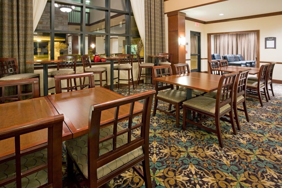 Meet with family and friends in the communal area.