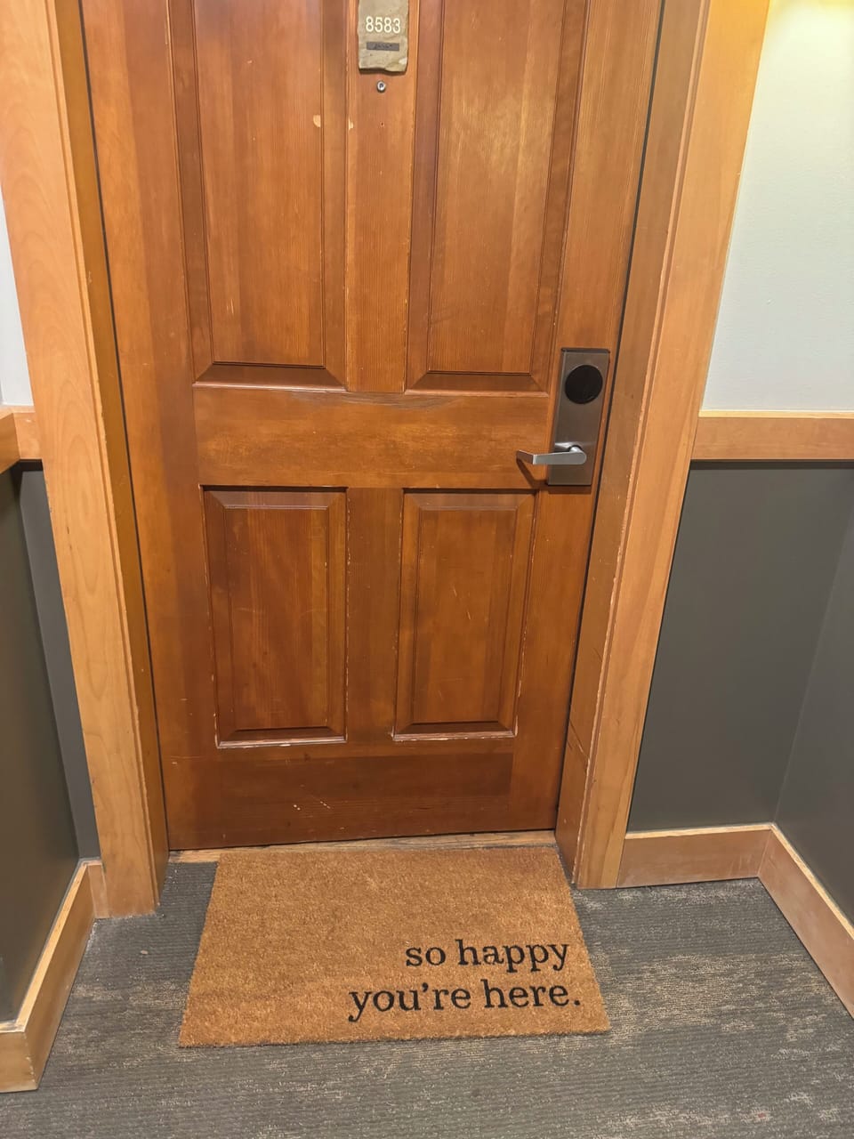 Entrance to condo.