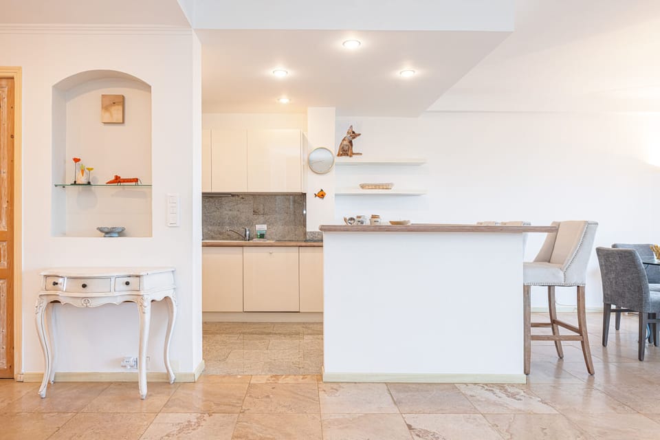 Kitchen and dining area