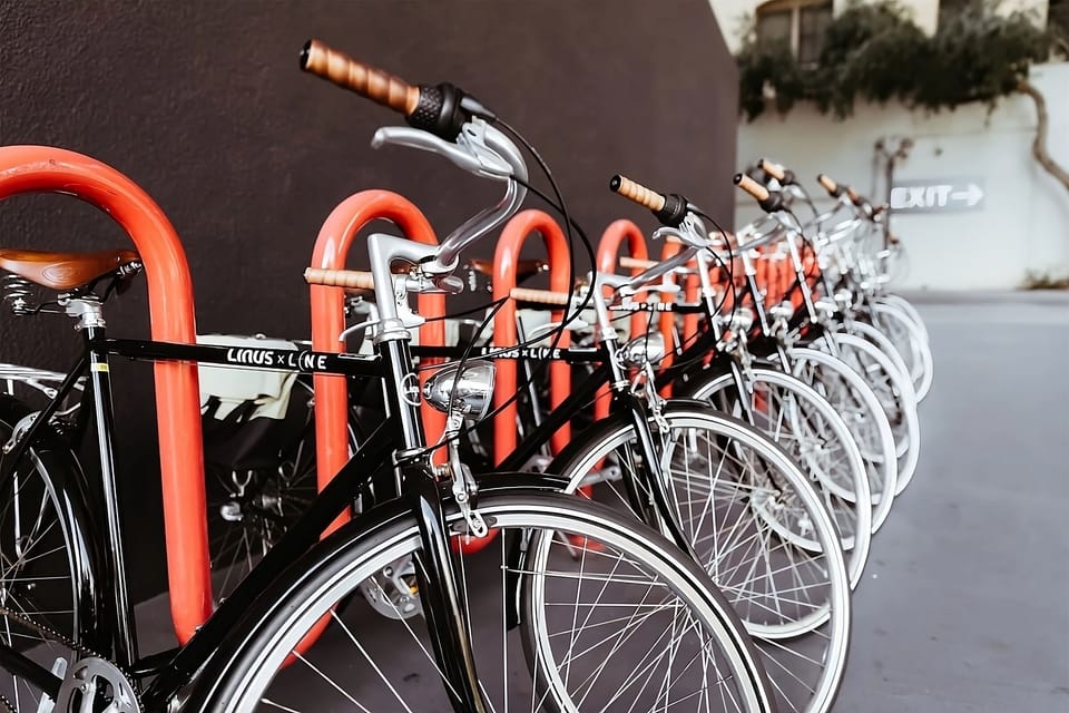 Grab a bike and cruise out for effortless city exploring.