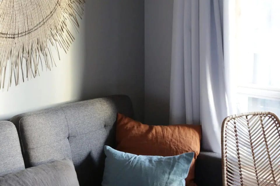 Curl up in the reading nook with sunlight streaming in.