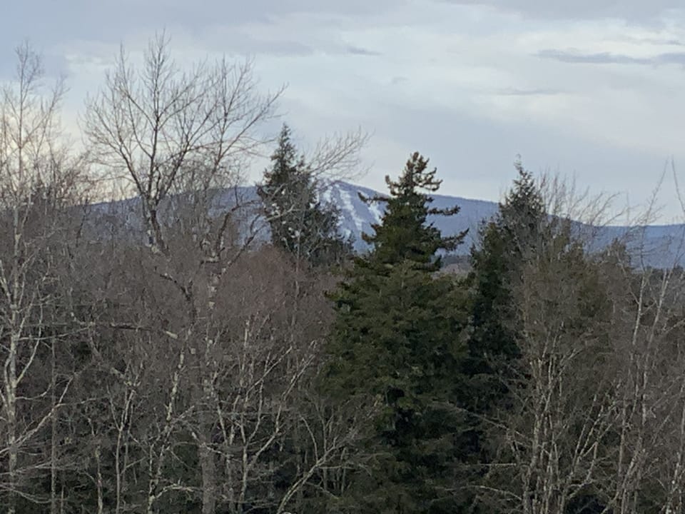 BROMLEY SKI RESORT VIEW FROM DECK