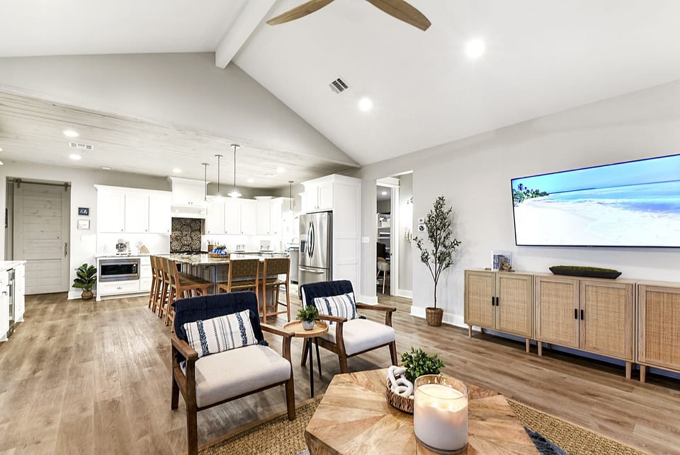 Open living room