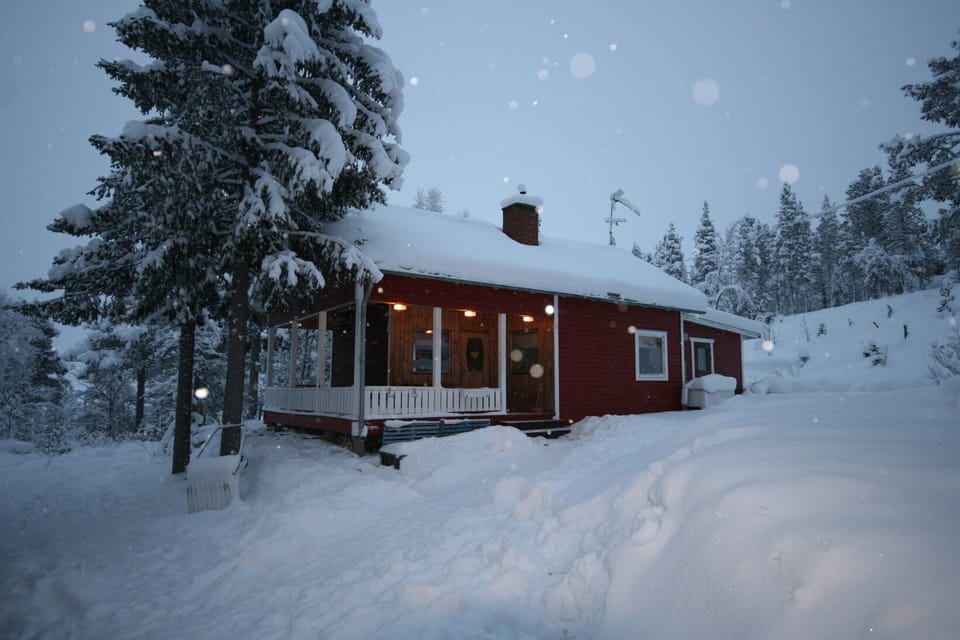 winter front cabin