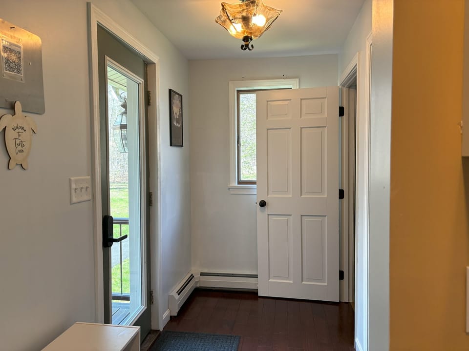 Entryway into the Mudroom/Kitchen