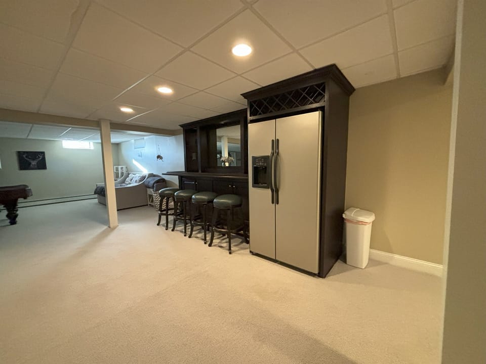Bar Area in Finished Basement