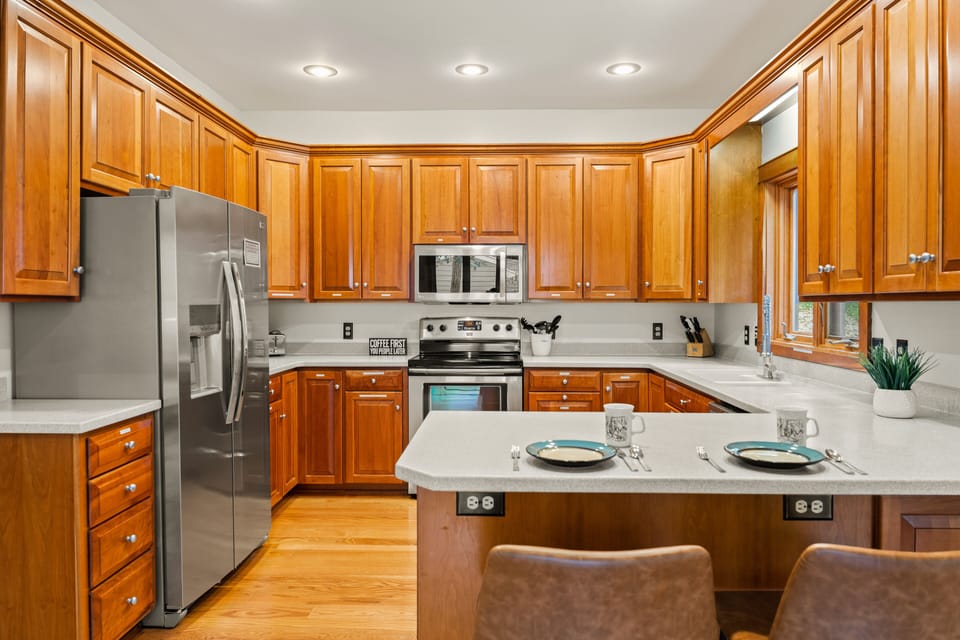 Fully equipped kitchen!