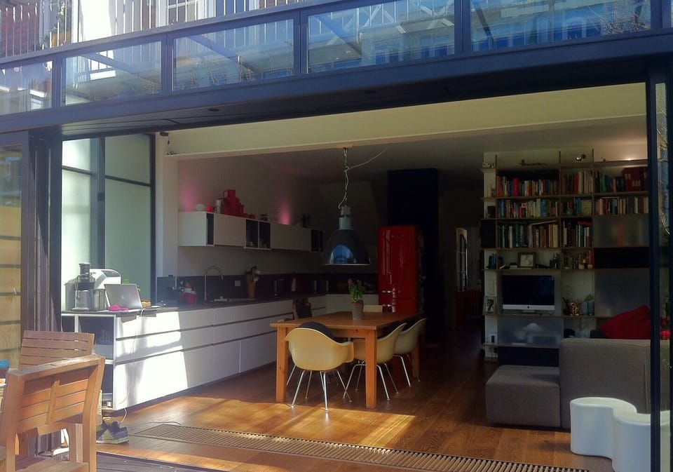 Living room - view from the garden