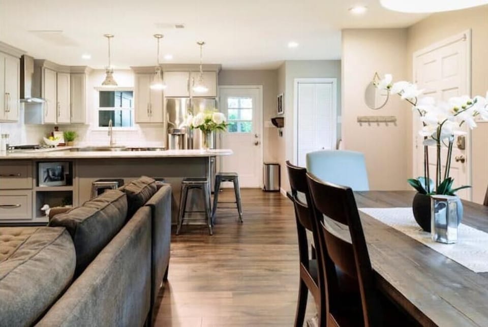 Open entertaining space