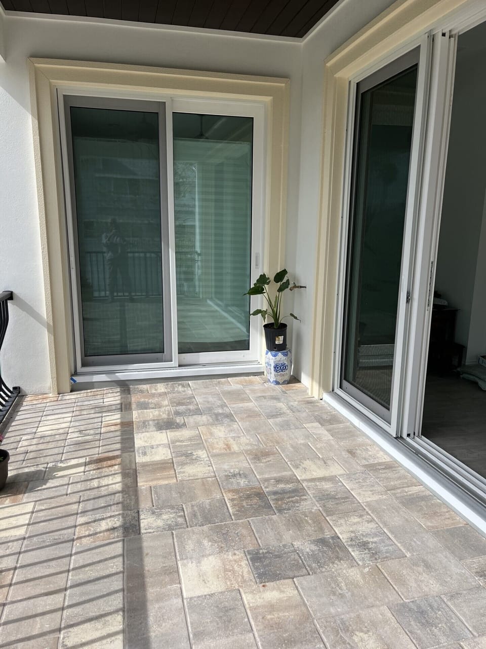 French doors from Master BR and LR to terrace