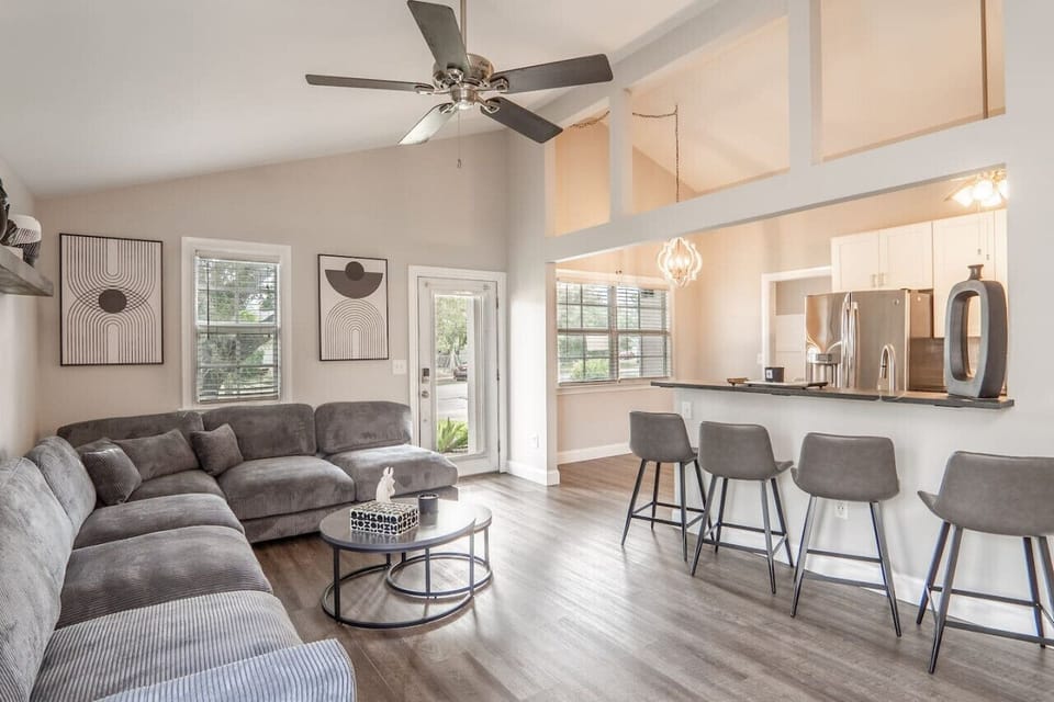 Open-concept living space ideal for families