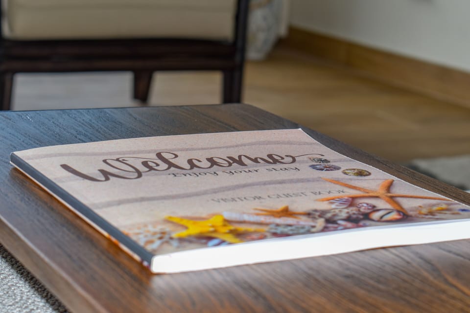 Guest book for you to share your experience at Cove Bay Villa