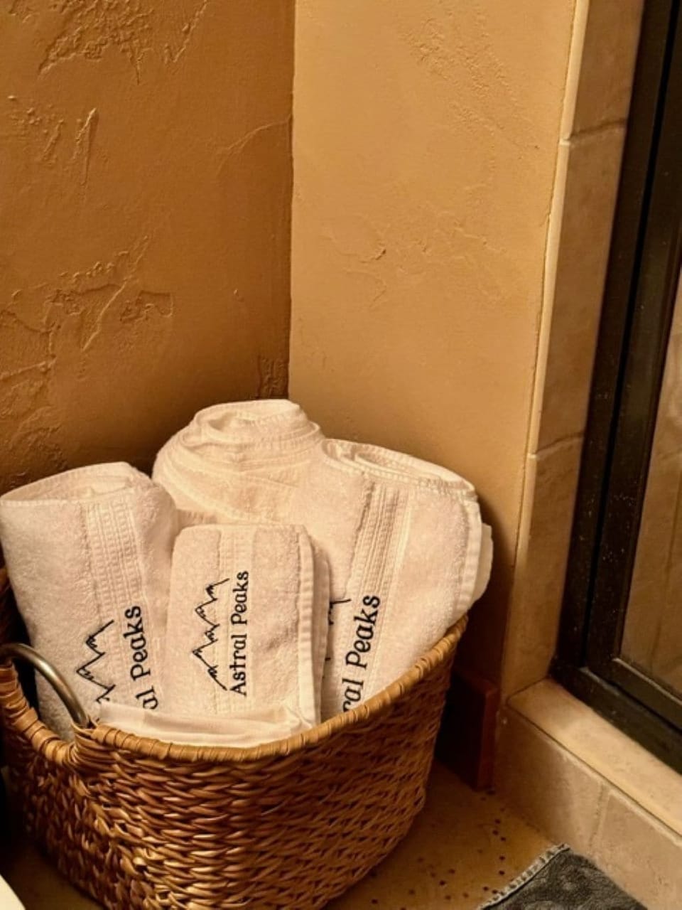 Astral Peaks towels in all bathrooms