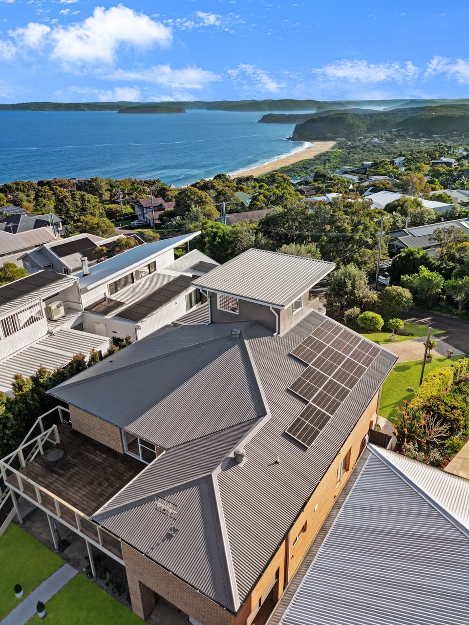 View from top of house