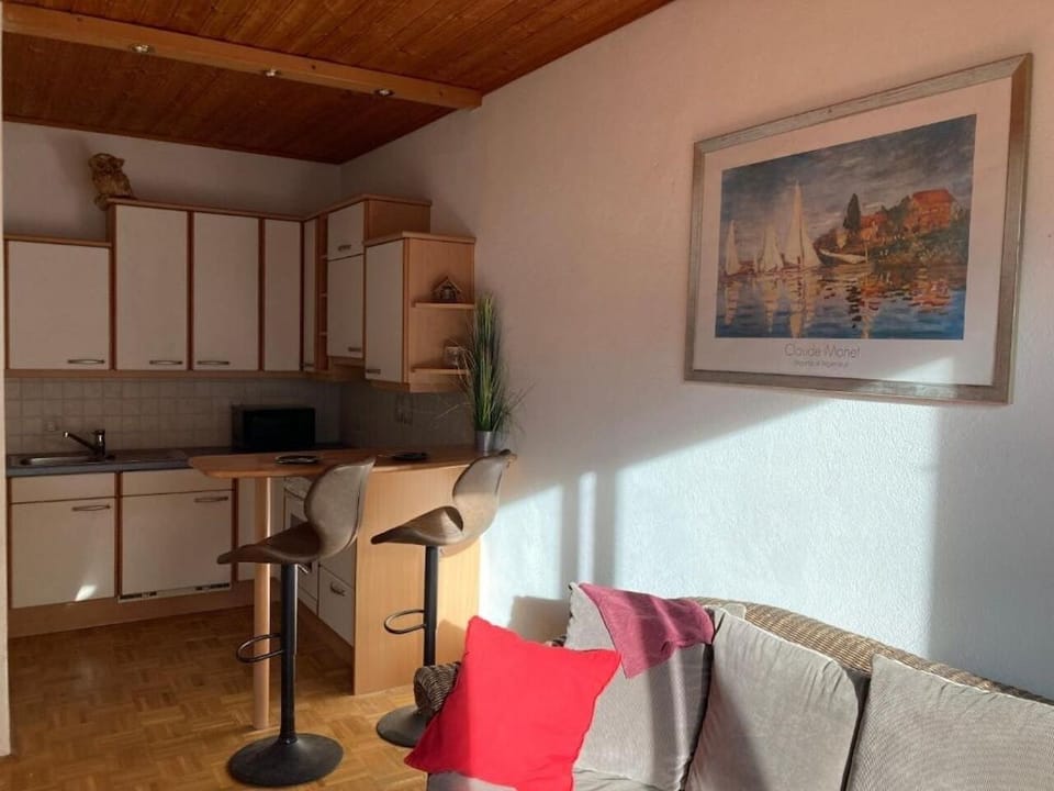 Wohnzimmer, Küche, Bar