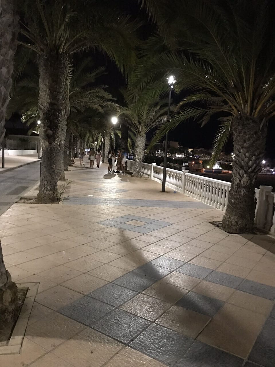 The promenade near the town square