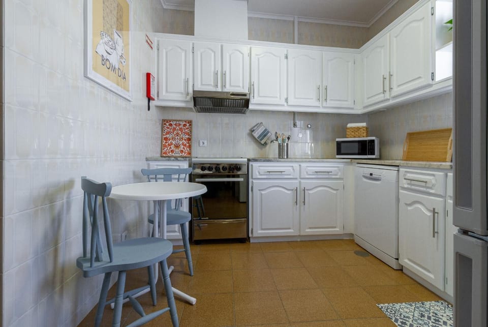 Fully equipped Kitchen (Apt. B) - Casa dos Jacintos