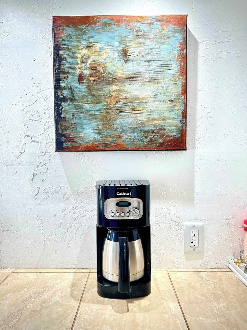 Drip coffee maker to get your day started. 