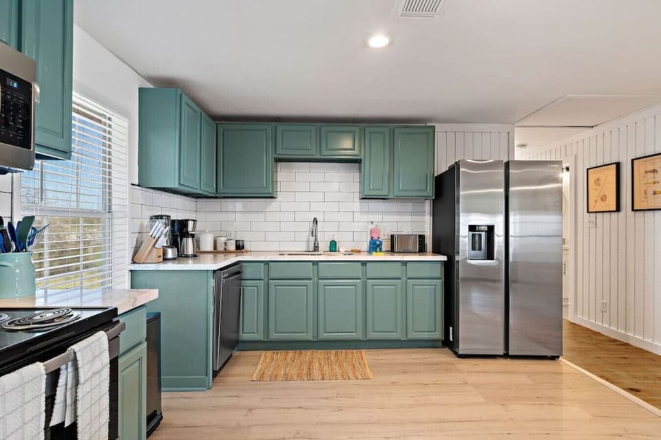 Whip up delicious meals in this charming kitchen