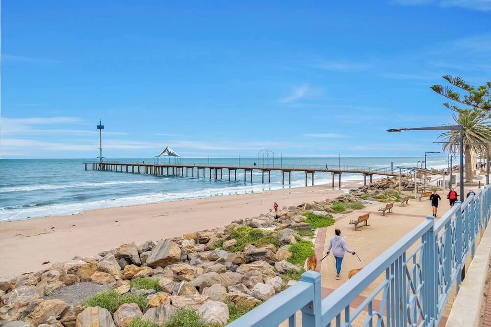 The whole family will love to swim and eat within the patrolled sandy beach of Brighton Jetty
