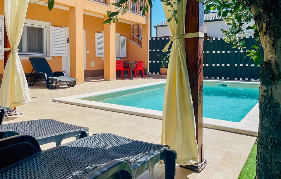outside