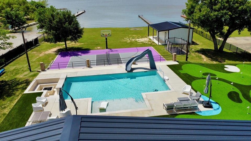 Overview of property from patio view