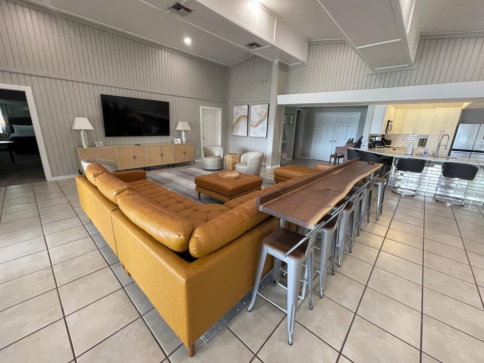 spacious living area