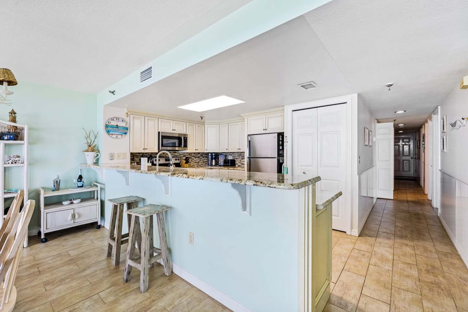 Fully-equipped kitchen for all your cooking needs.